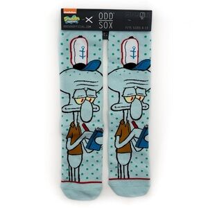 Odd Sox Squidward Crew Socks Spongebob Nickelodeon Mens Womens Y2K Fun Gift